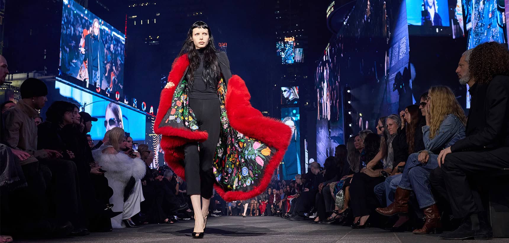 Gucci Resort 2027 GucciCore: Demna Takes Over Times Square
